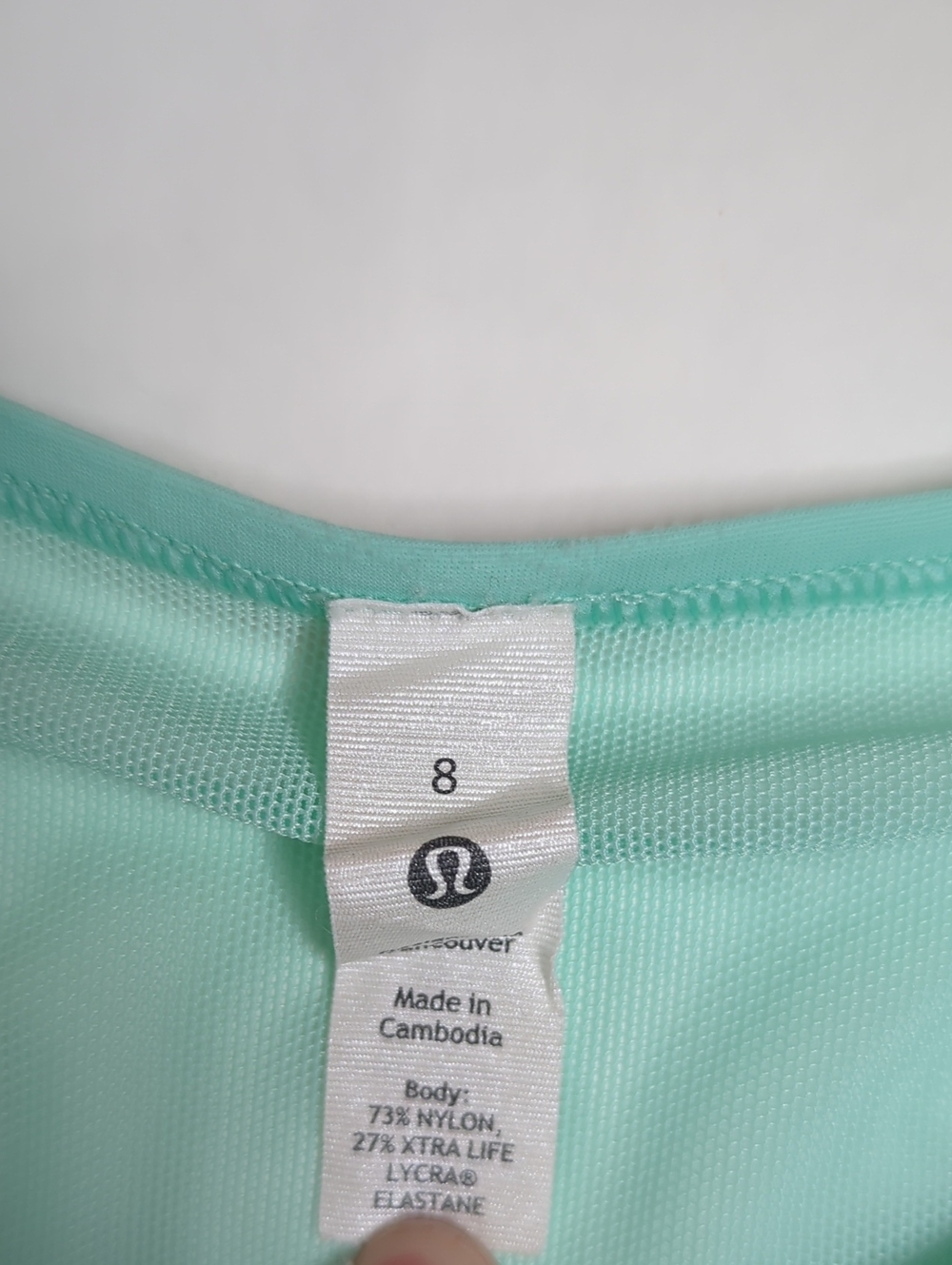 Lululemon Sculpt Tank Wild Mint in Size 8 - Picture 3 of 5